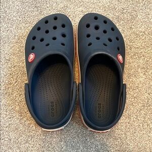 Navy Croc, youth size 13